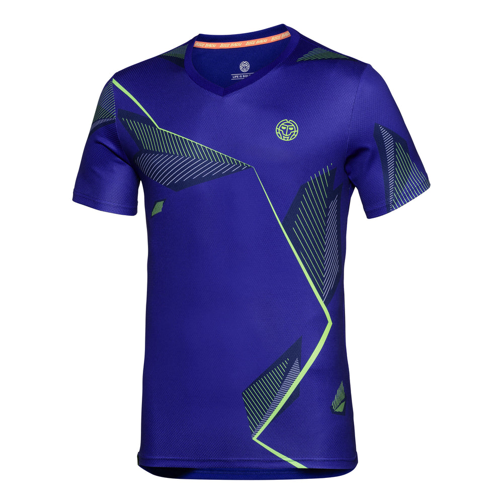 Bidi Badu Niro Tech V-Neck Tee Blue